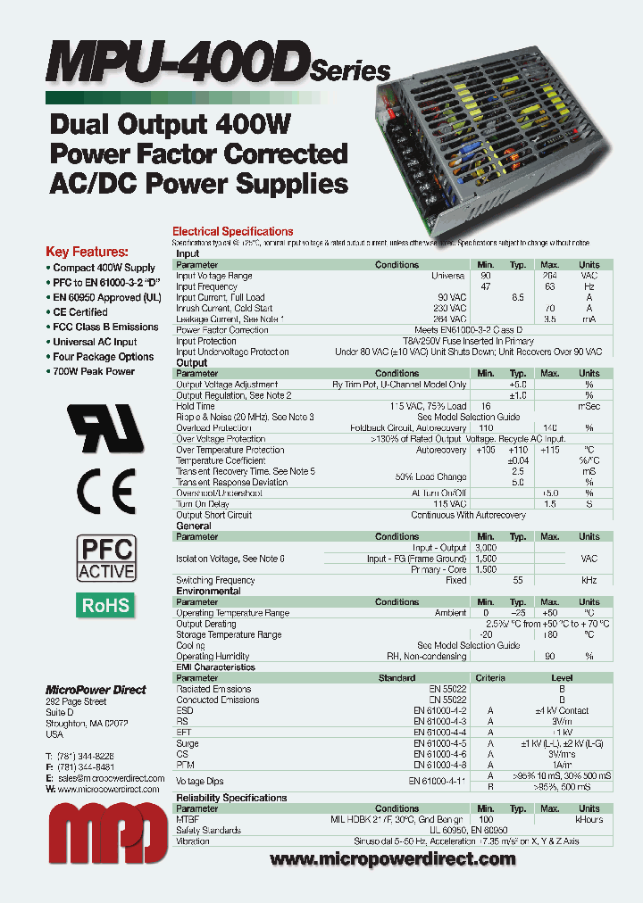 MPU-400D_8378600.PDF Datasheet