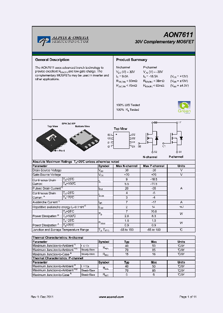 AON7611_8379408.PDF Datasheet