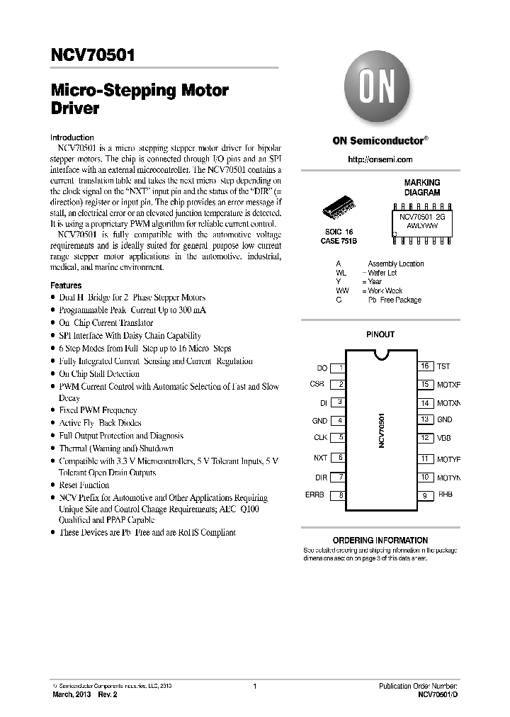 NCV70501_8380622.PDF Datasheet