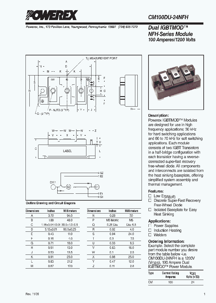 CM100DU-24NFH_8382376.PDF Datasheet