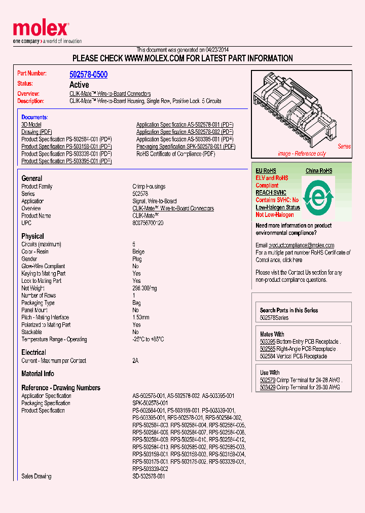 502578-0500_8382487.PDF Datasheet