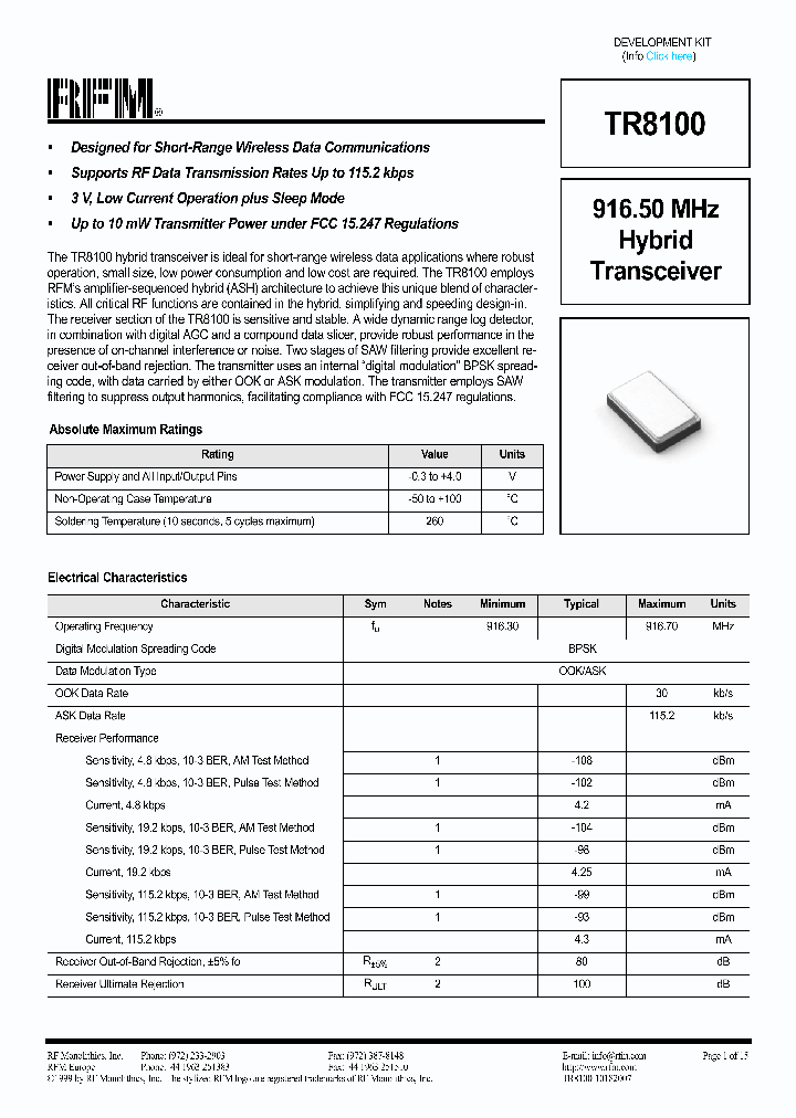 TR8100_8383557.PDF Datasheet