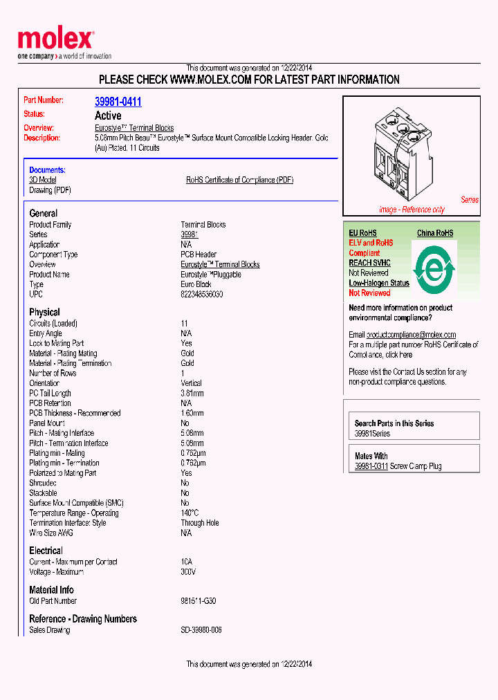 39981-0411_8383632.PDF Datasheet