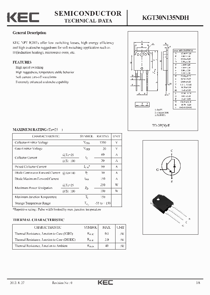 KGT30N135NDH_8385433.PDF Datasheet