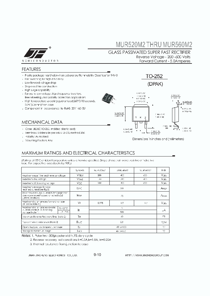 MUR543M2_8386563.PDF Datasheet