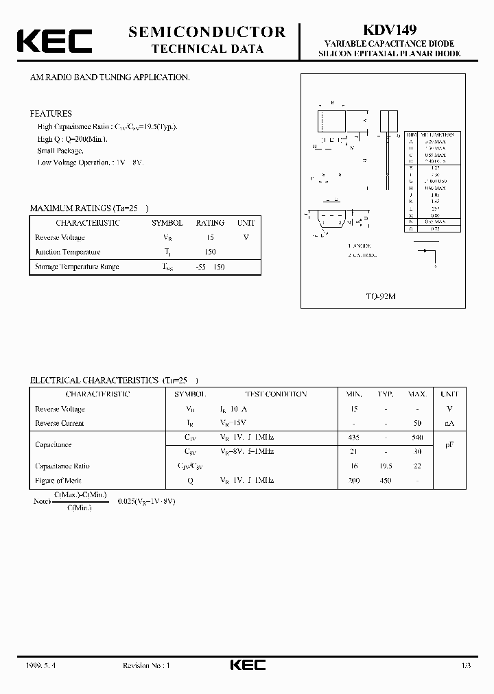 KDV149_8389784.PDF Datasheet