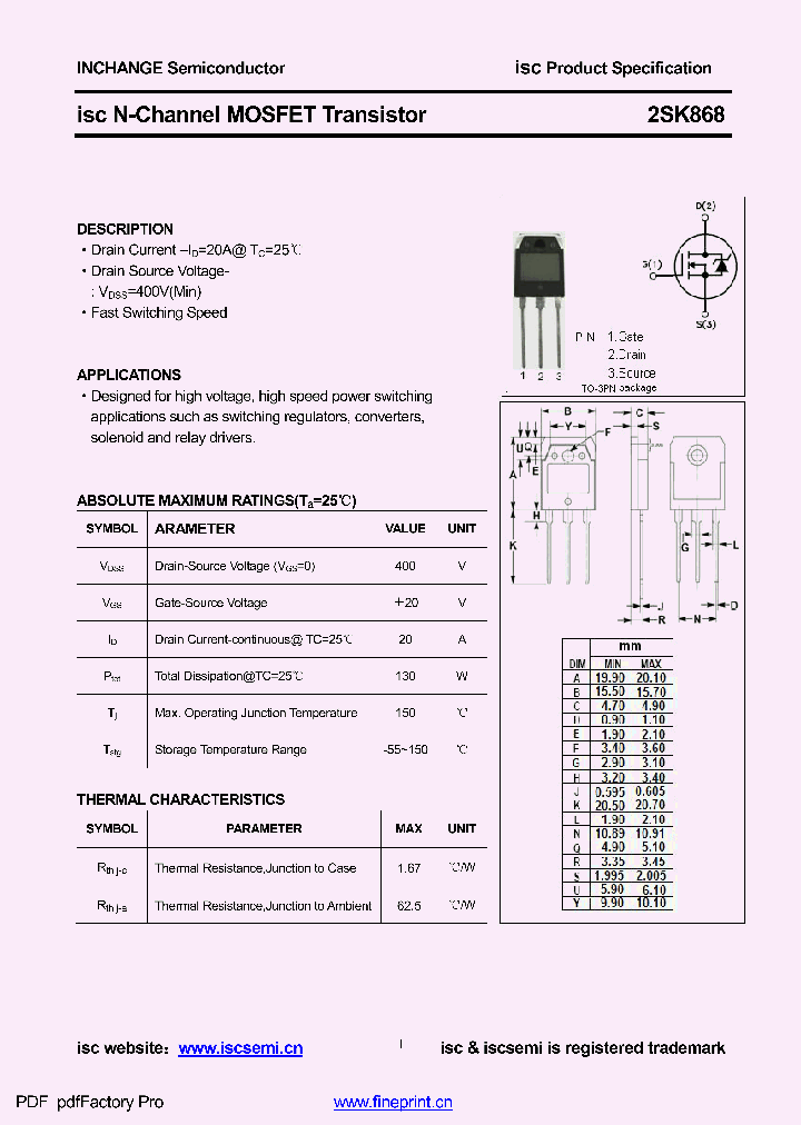 2SK868_8392610.PDF Datasheet
