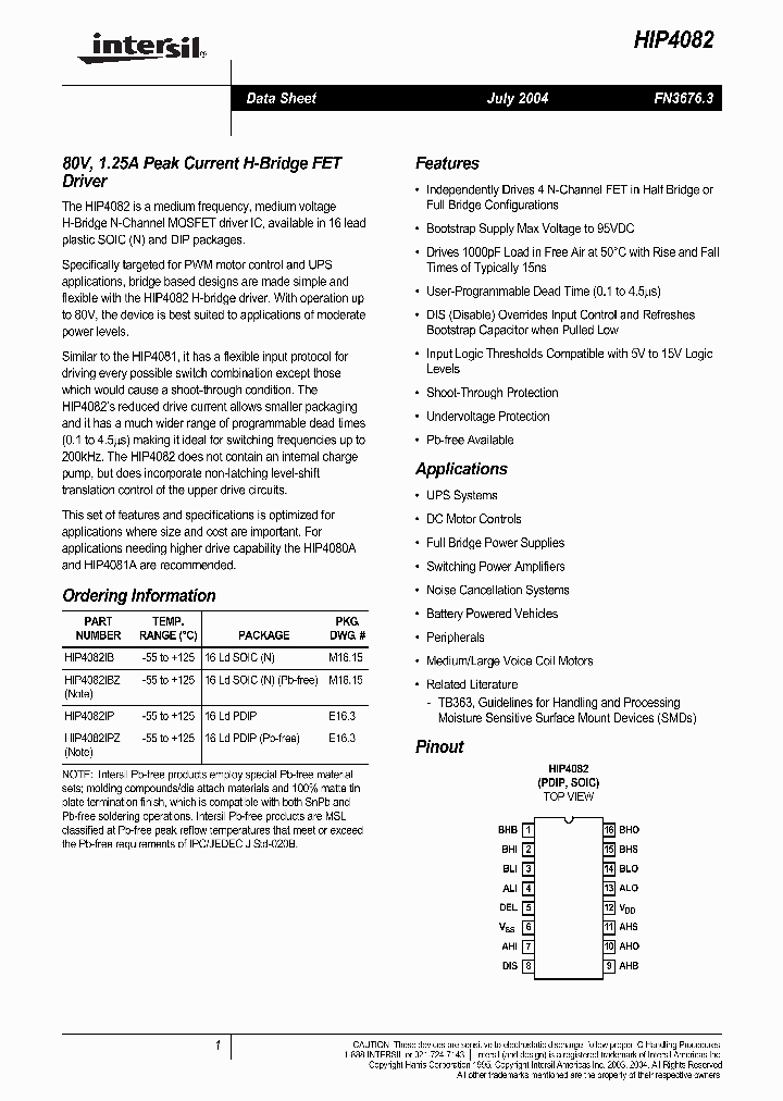 HIP4082_8392846.PDF Datasheet