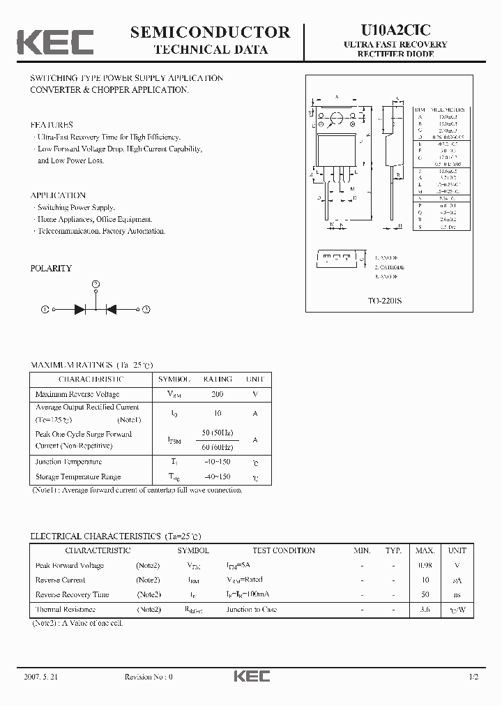 U10A2CIC-15_8393227.PDF Datasheet