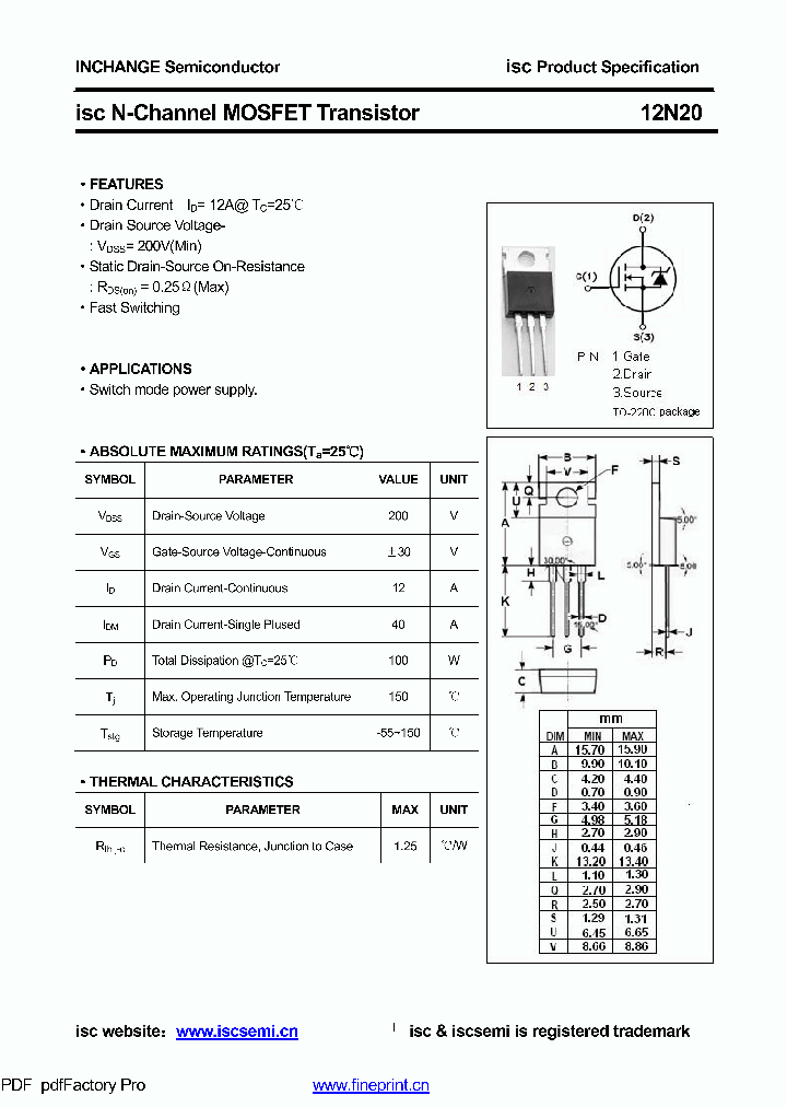 12N20_8394220.PDF Datasheet