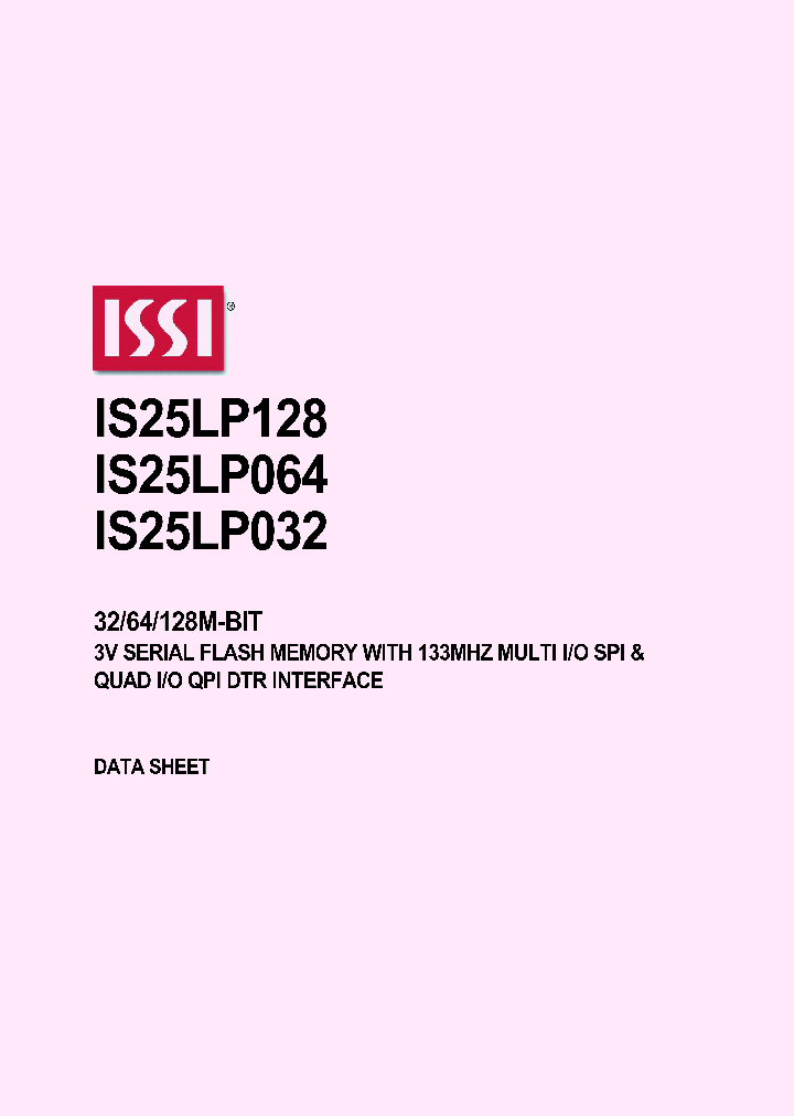 IS25LP032_8394225.PDF Datasheet