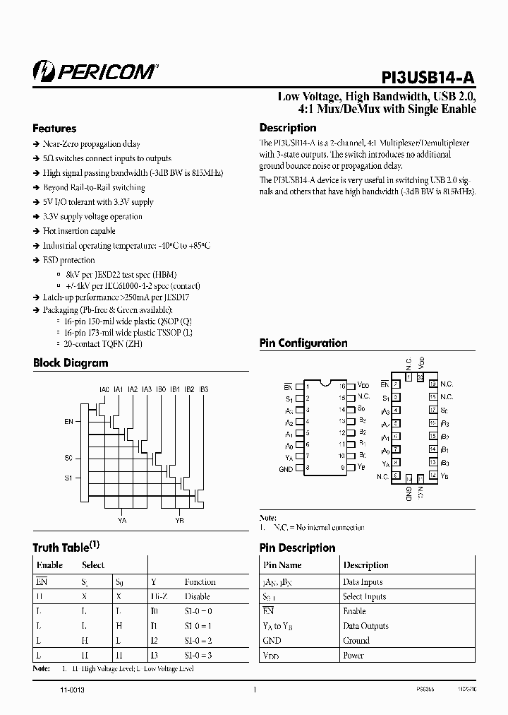 PI3USB14-AZHE_8395669.PDF Datasheet