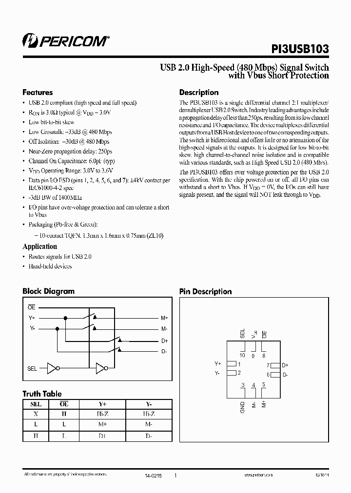 PI3USB103ZLE_8395665.PDF Datasheet