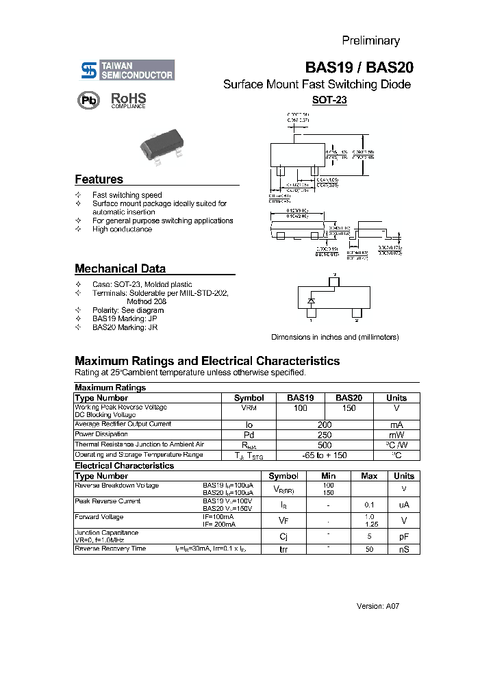 BAS20_8396737.PDF Datasheet