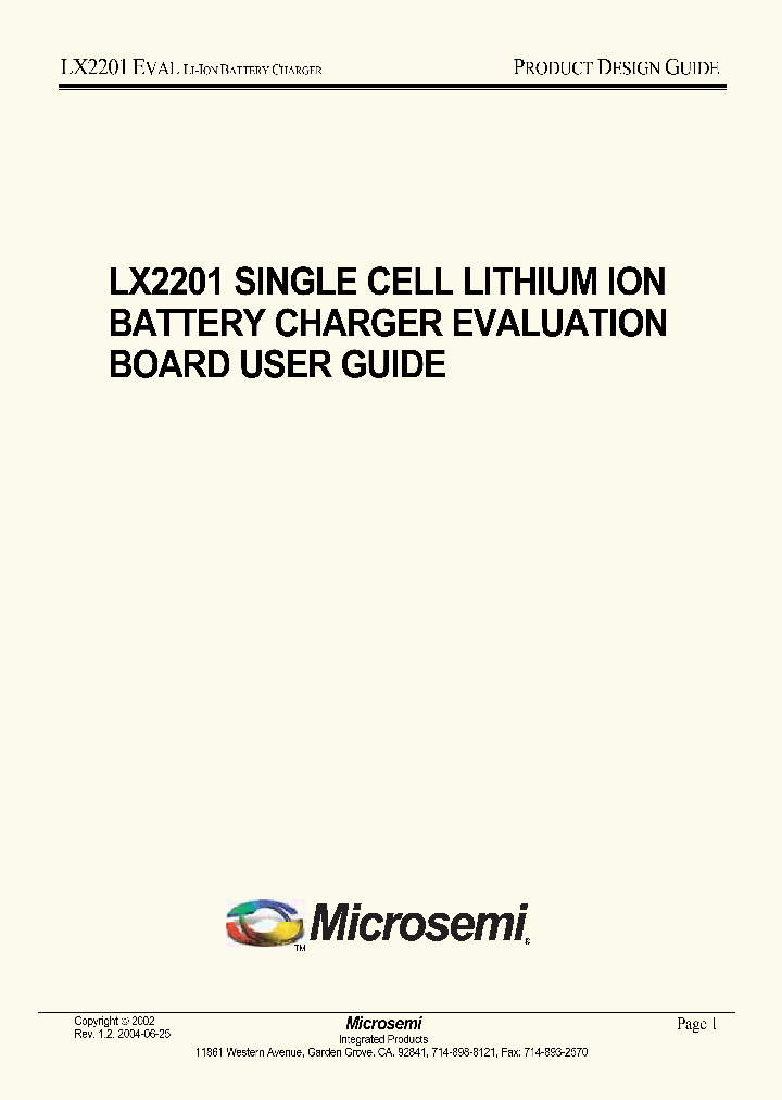 LX2201EVAL_8397254.PDF Datasheet