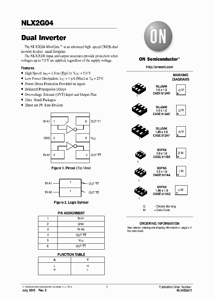 NLX2G04_8397256.PDF Datasheet