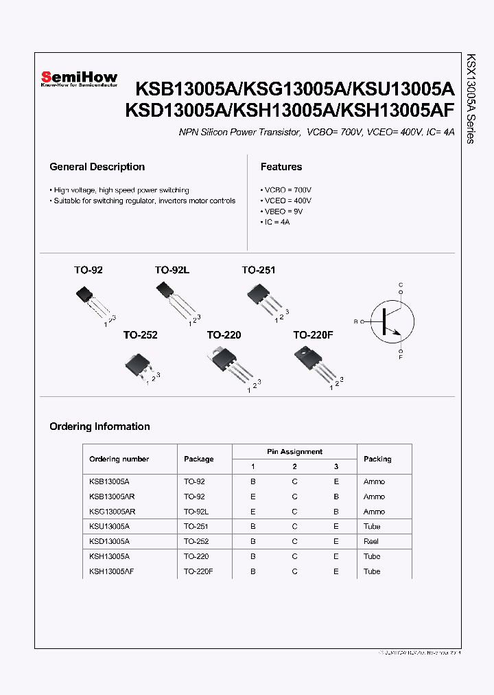 KSD13005A_8397333.PDF Datasheet
