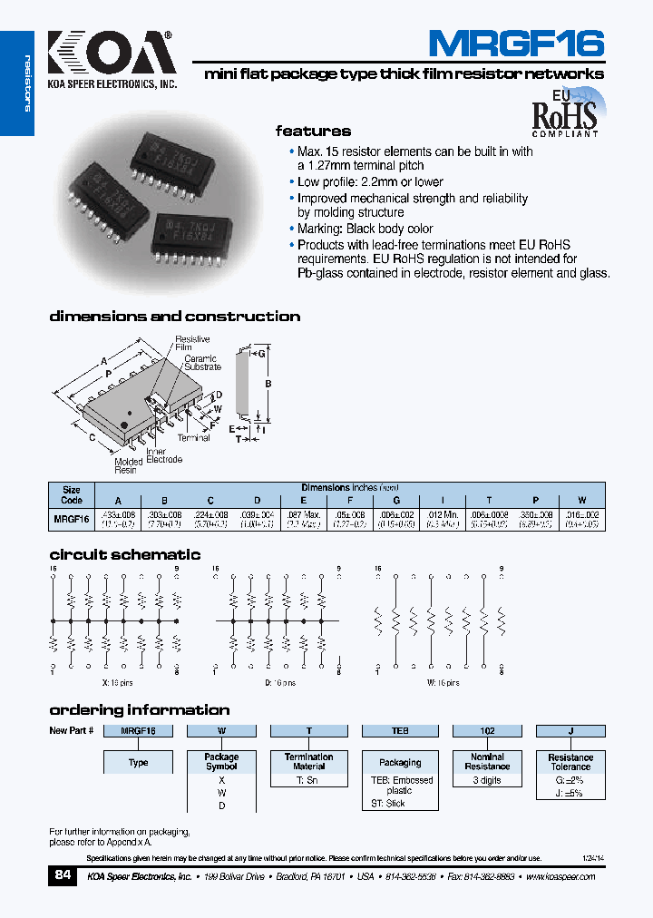 MRGF16_8398743.PDF Datasheet