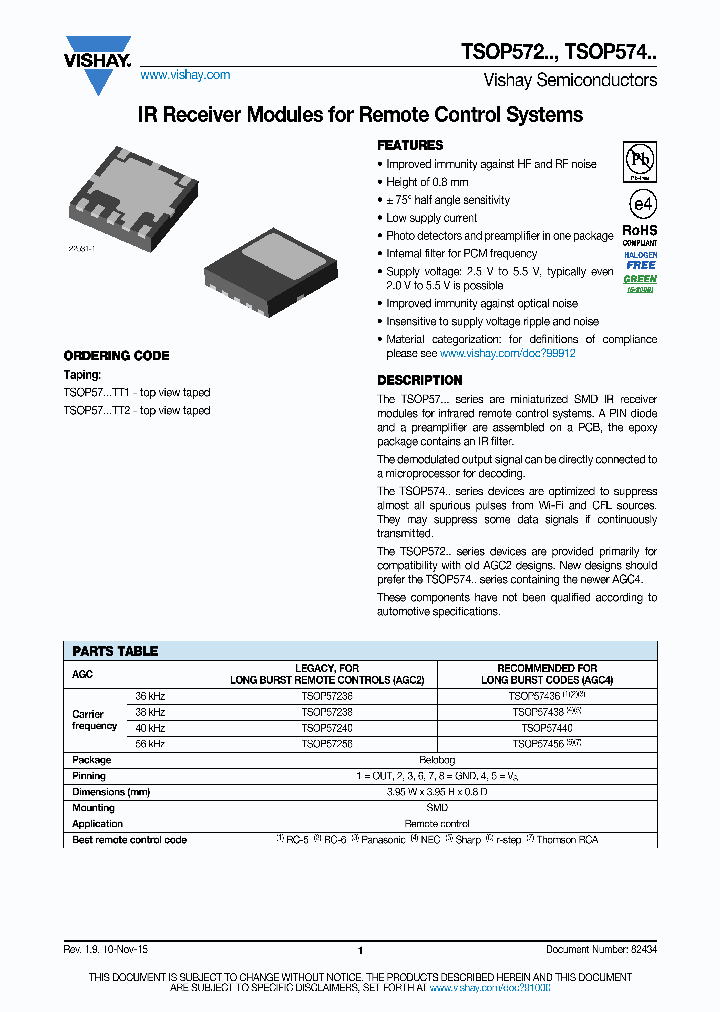 TSOP572_8399270.PDF Datasheet