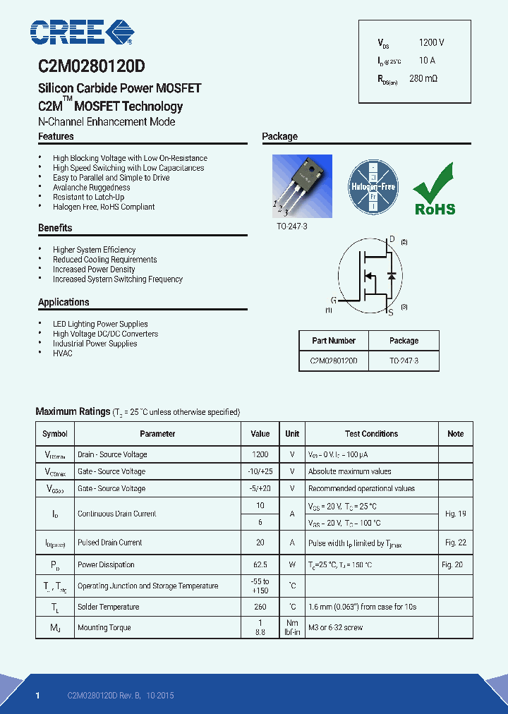 C2M0280120D_8399804.PDF Datasheet