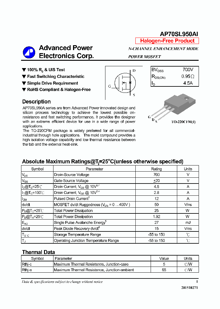 AP70SL950AI_8401317.PDF Datasheet