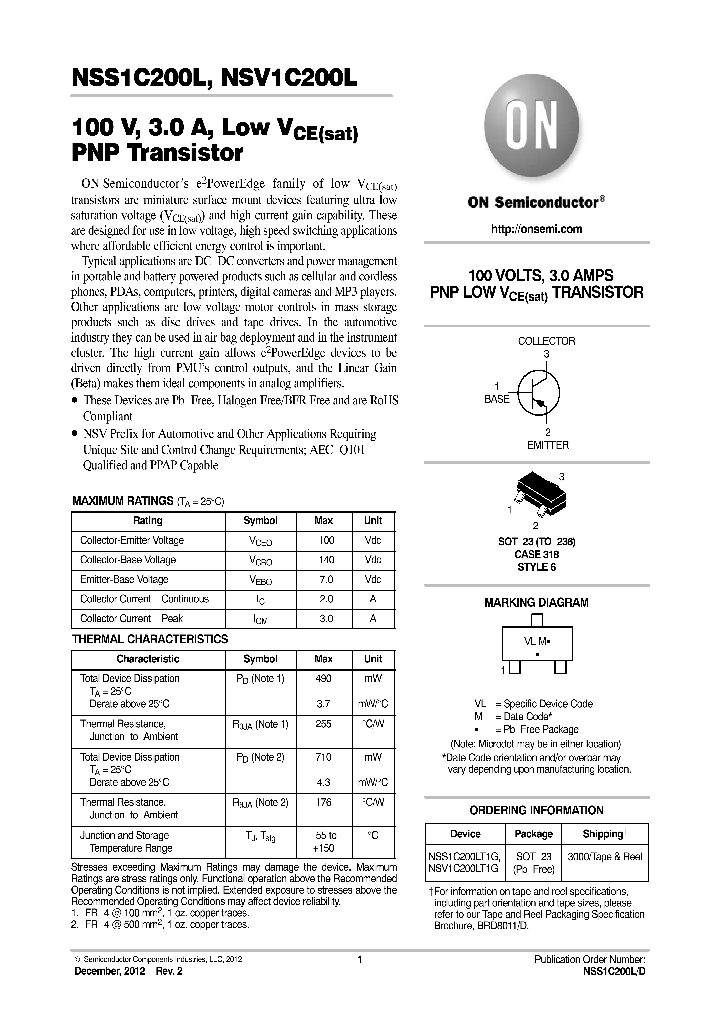 NSS1C200L_8401852.PDF Datasheet