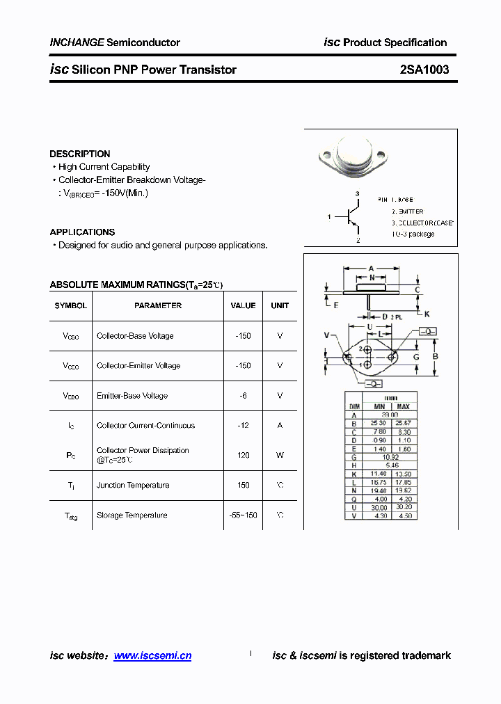 2SA1003_8402959.PDF Datasheet