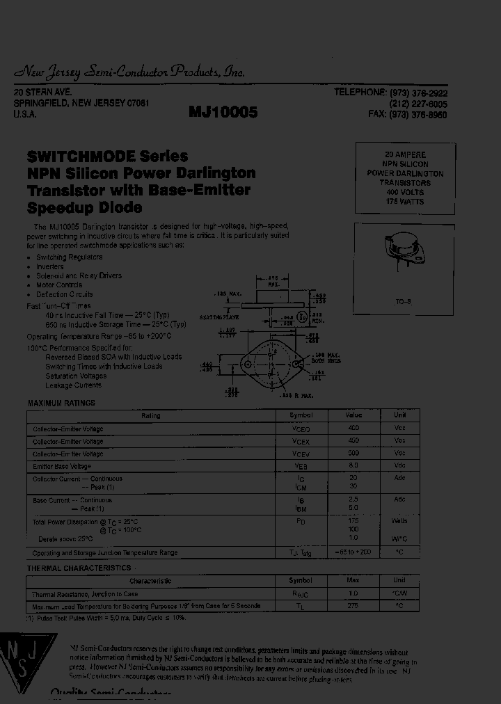 MJ10005_8403377.PDF Datasheet