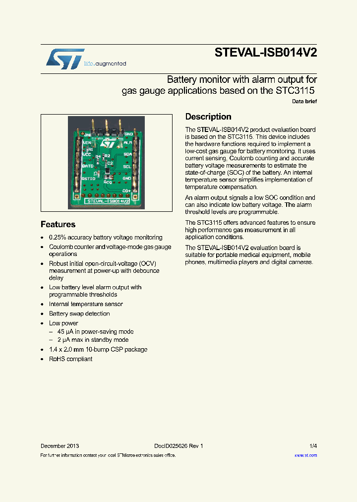 STEVAL-ISB014V2_8404105.PDF Datasheet