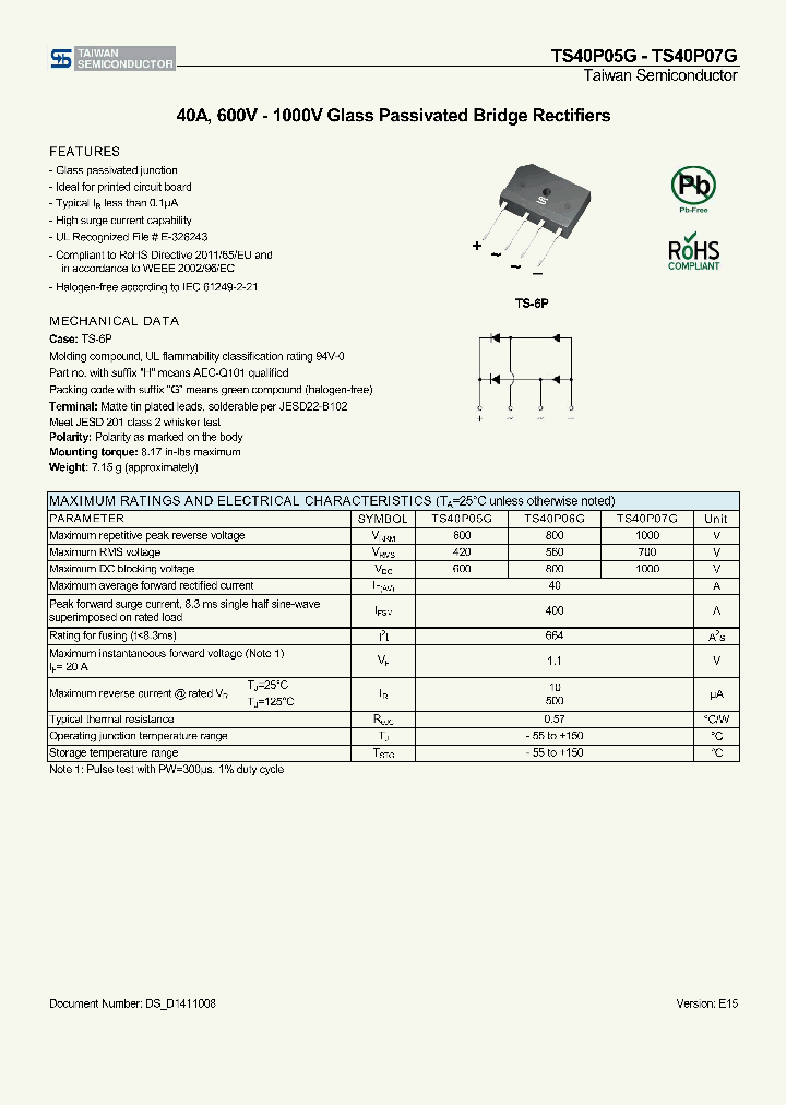 TS40P05G_8404117.PDF Datasheet