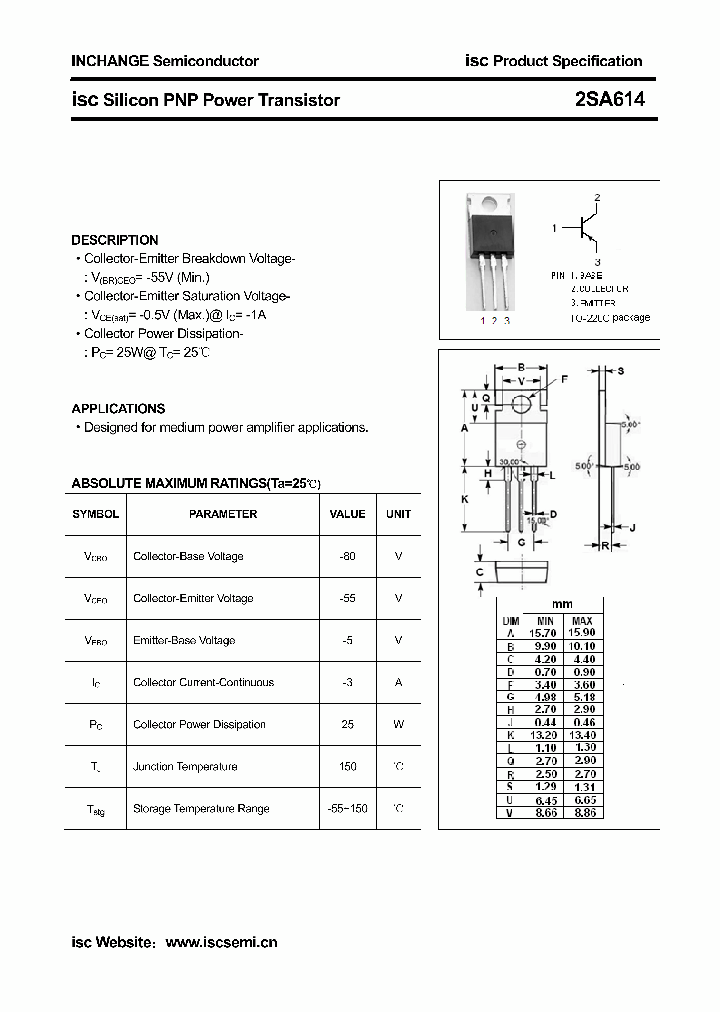 2SA614_8404482.PDF Datasheet