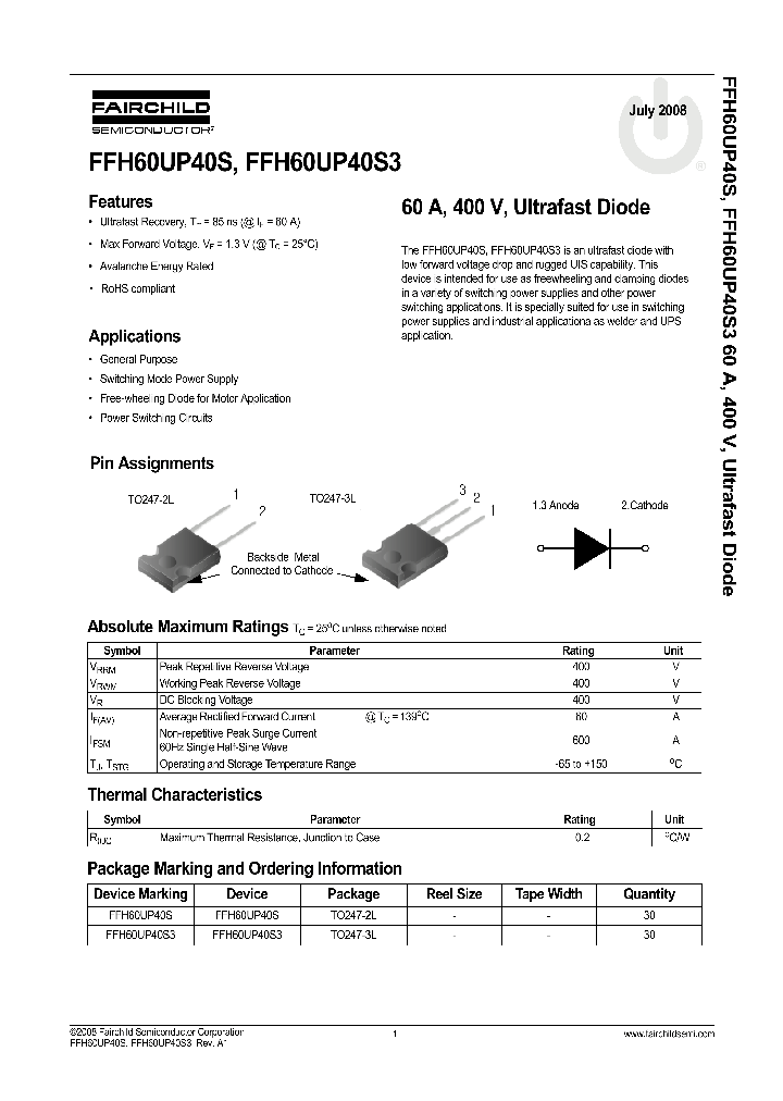FFH60UP40S_8405602.PDF Datasheet