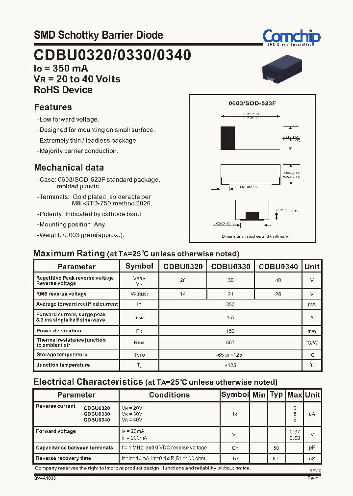 CDBU0340_8406260.PDF Datasheet