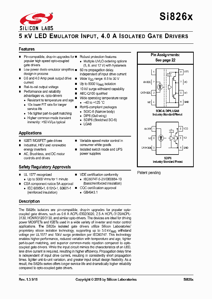 SI8261AAC-C-IS_8406614.PDF Datasheet
