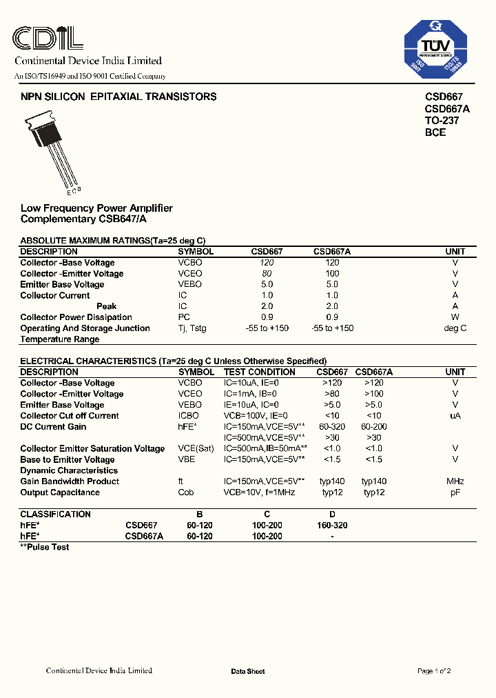 CSD667C_8407644.PDF Datasheet