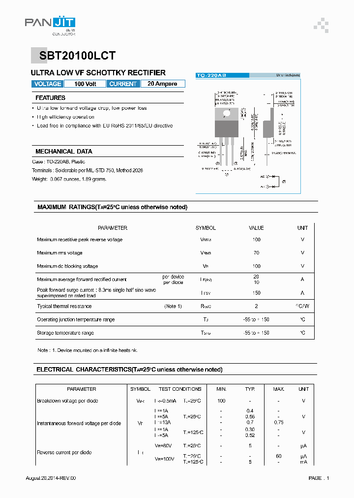 SBT20100LCT_8408953.PDF Datasheet