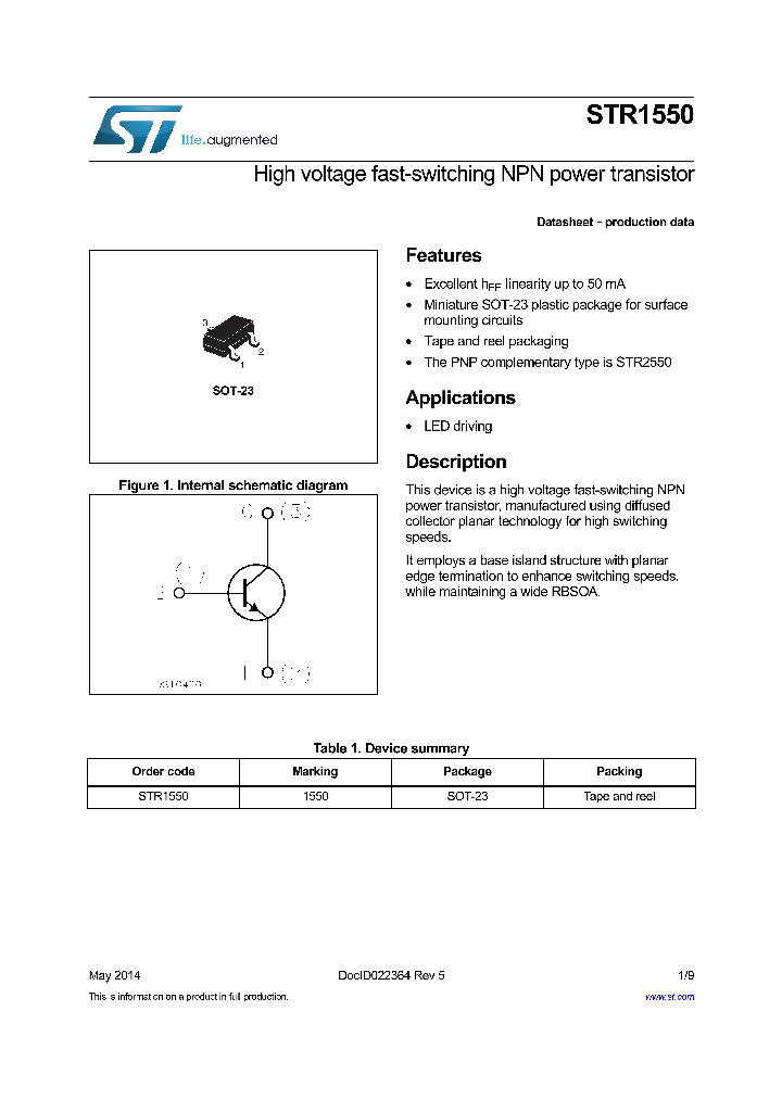 STR1550_8409153.PDF Datasheet