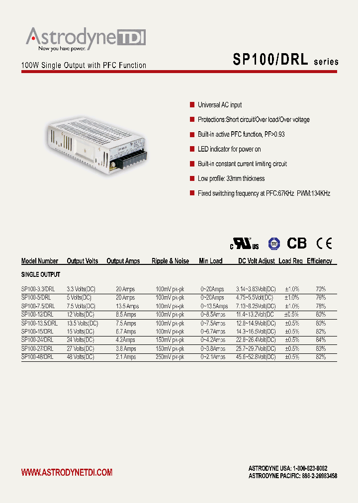 SP100-135-DRL_8411155.PDF Datasheet