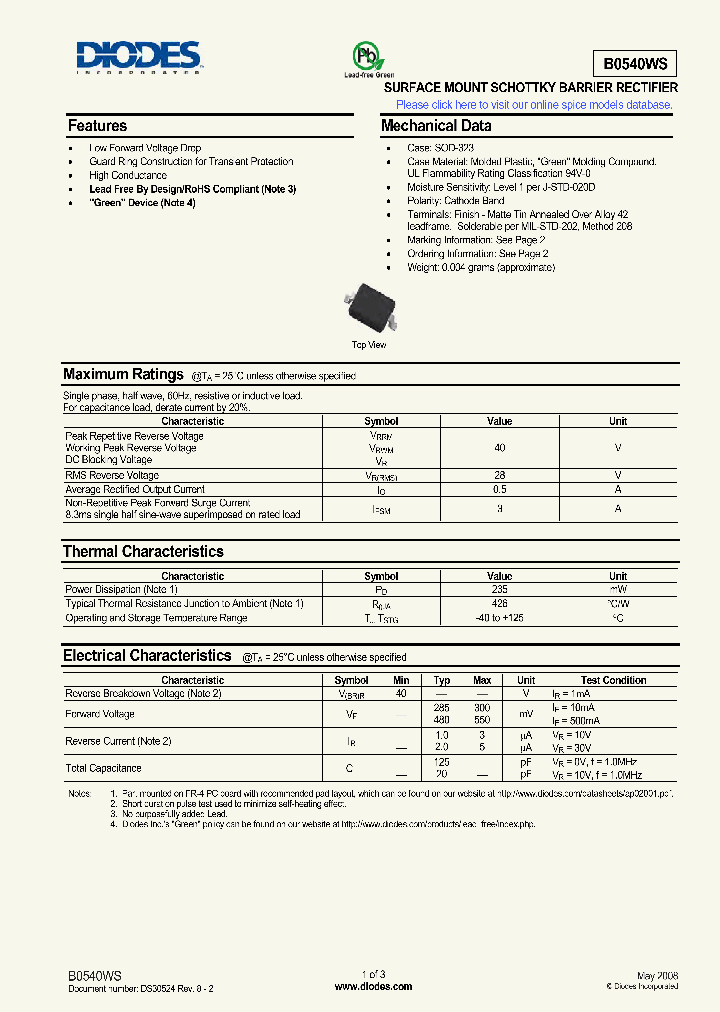 B0540WS-7_8411177.PDF Datasheet