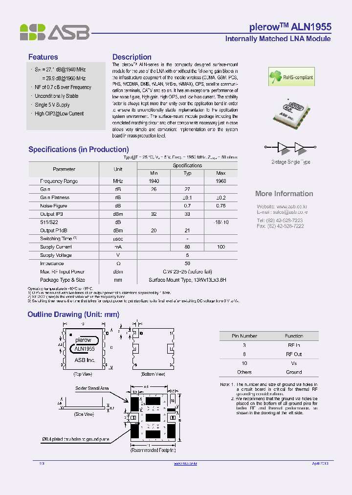 ALN1955-13_8411675.PDF Datasheet