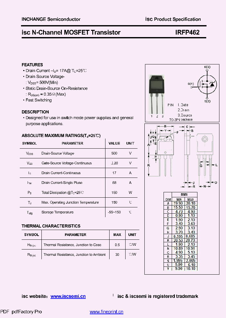 IRFP462_8411778.PDF Datasheet