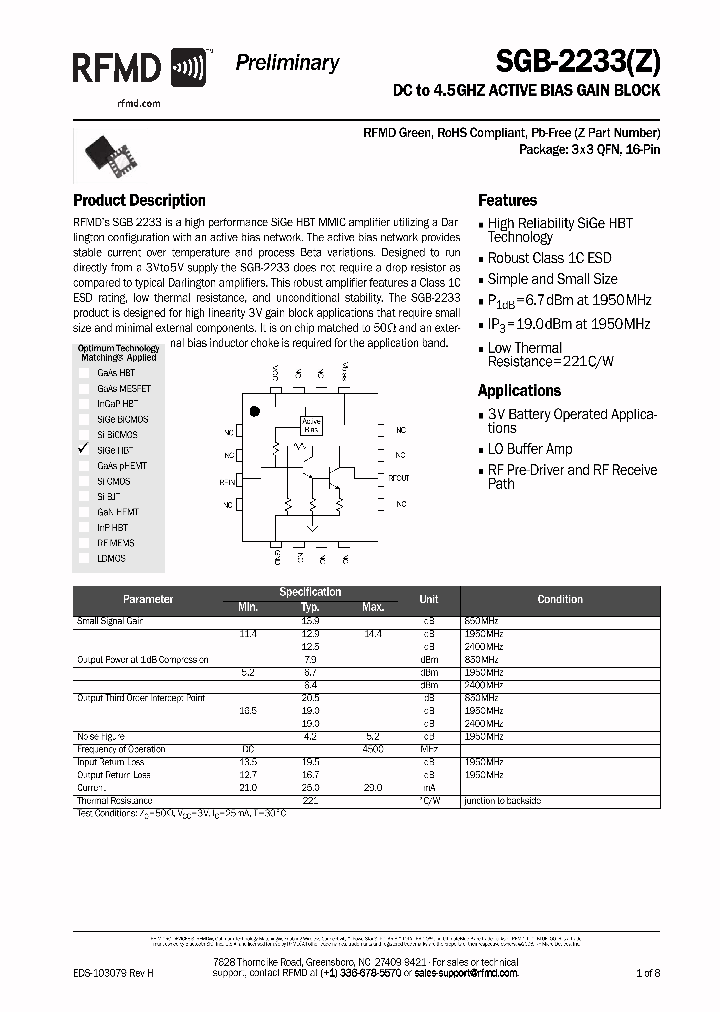 SGB-2233_8412508.PDF Datasheet