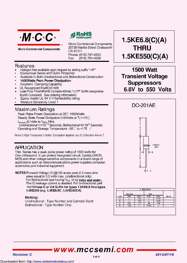 15KE540CA_8413570.PDF Datasheet
