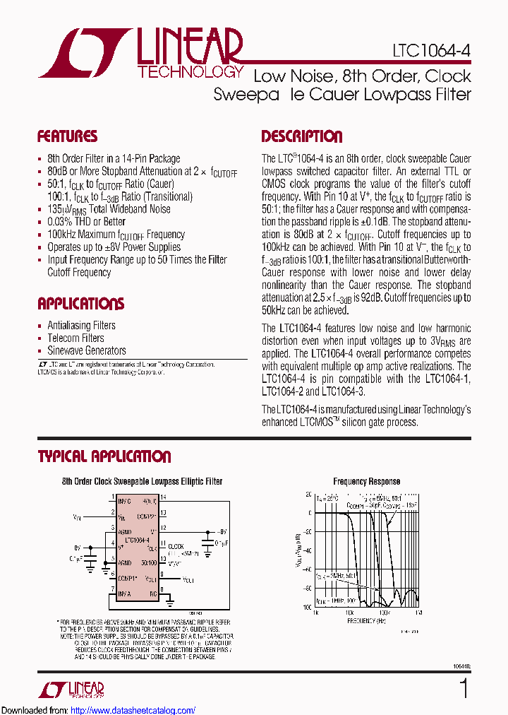 LTC1064-4CNPBF_8419953.PDF Datasheet