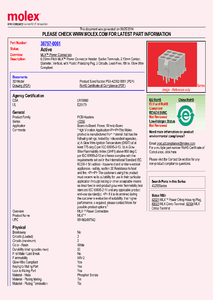 36757-0061_8422283.PDF Datasheet