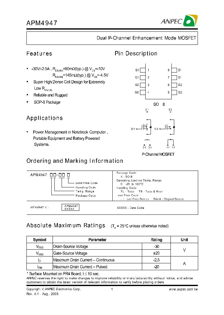 APM4947KC-TRL_8428574.PDF Datasheet