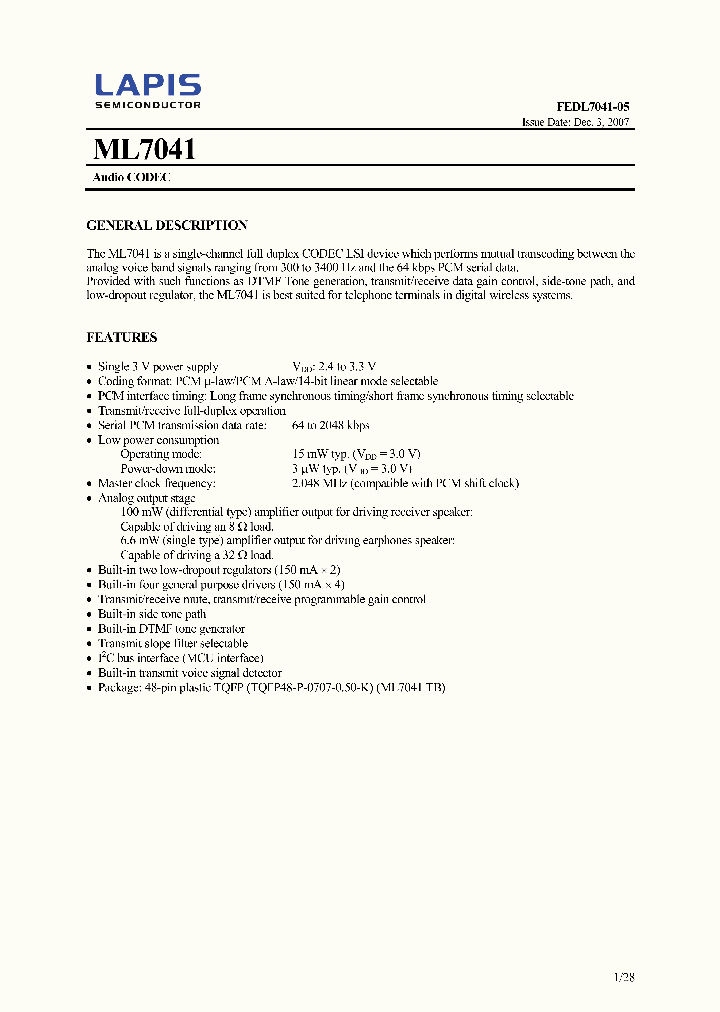 ML7041_8434372.PDF Datasheet