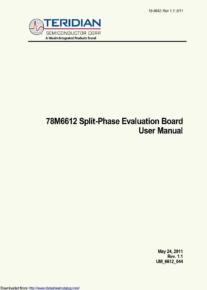 78M6612SP-EVM-1_8432068.PDF Datasheet