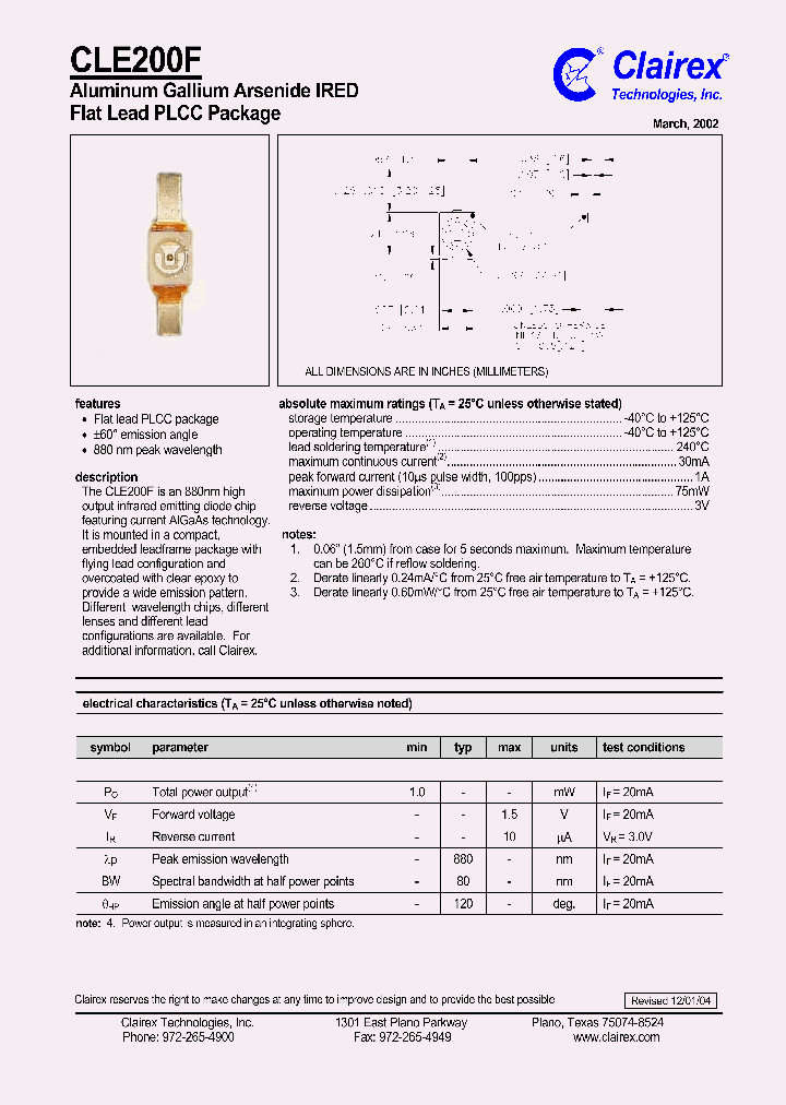 CLE200F_8433100.PDF Datasheet