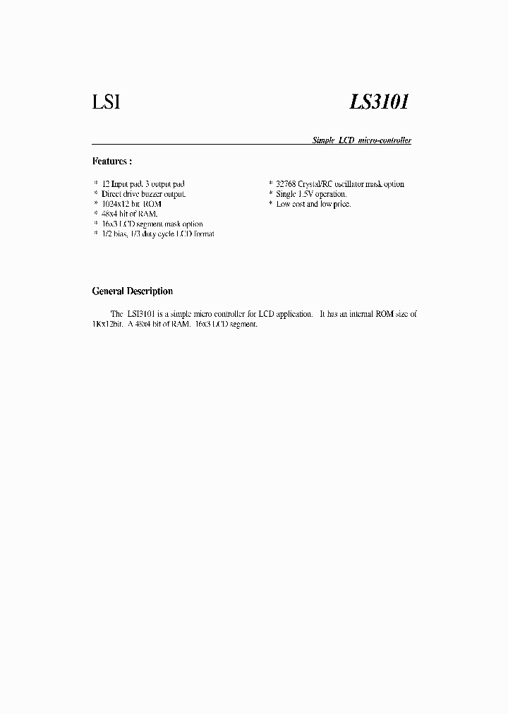 LS3101_8438328.PDF Datasheet